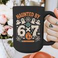 Haunted By 6x7 Math Teacher Halloween Pun Graphic Print Coffee Mug, funny design Haunted By 6x7 Math Teacher Halloween Pun Graphic Print Coffee Mug, funny design