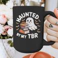 Haunted By My TBR Cute Ghost Book Reading Teacher Halloween Graphic Print Coffee Mug, funny design Haunted By My TBR Cute Ghost Book Reading Teacher Halloween Graphic Print Coffee Mug, funny design