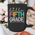 Hello Fifth Grade Teacher Student 5th Grade Back To School Graphic Print Coffee Mug, funny design