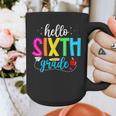 Hello Sixth Grade Cute Back To School 6th Grade Teacher Kids Graphic Print Coffee Mug, funny design Hello Sixth Grade Cute Back To School 6th Grade Teacher Kids Graphic Print Coffee Mug, funny design