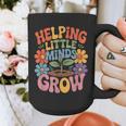 Helping Little Minds Grow Teacher First Day Back To School Graphic Print Coffee Mug, funny design Helping Little Minds Grow Teacher First Day Back To School Graphic Print Coffee Mug, funny design