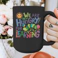We Are Hungry For Learning Teacher Life Back To School Graphic Print Coffee Mug, funny design We Are Hungry For Learning Teacher Life Back To School Graphic Print Coffee Mug, funny design