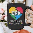 IEP I Encourage Progress Special Education School Teacher Graphic Print Coffee Mug, funny design