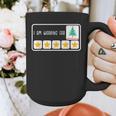 I'm Working For Christmas Break 5 Star Winter Teacher Stars Graphic Print Coffee Mug, funny design
