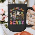 Inclusion Isn't Scary Ghost Mummy Halloween SLP Sped Teacher Graphic Print Coffee Mug, funny design Inclusion Isn't Scary Ghost Mummy Halloween SLP Sped Teacher Graphic Print Coffee Mug, funny design