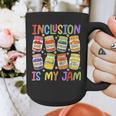 Inclusion Is My Jam SPED Teacher Special Education Teacher Graphic Print Coffee Mug, funny design Inclusion Is My Jam SPED Teacher Special Education Teacher Graphic Print Coffee Mug, funny design
