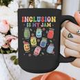 Inclusion Is My Jam SPED Teacher Special Education Life Graphic Print Coffee Mug, funny design
