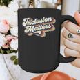 Inclusion Matters Retro Special Education Teacher Women Graphic Print Coffee Mug, funny design