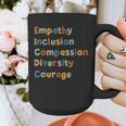 Inclusive Teacher Diversity Inclusion Empathy Teacher Team Graphic Print Coffee Mug, funny design