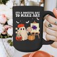 It's A Bootiful Day To Make Art Groovy Art Teacher Halloween Graphic Print Coffee Mug, Groovy Teacher Gifts, funny design It's A Bootiful Day To Make Art Groovy Art Teacher Halloween Graphic Print Coffee Mug, Groovy Teacher Gifts, funny design