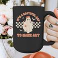 It's A Bootiful Day To Make Art Halloween Art Teacher Graphic Print Coffee Mug, funny design