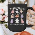 It’s Okay To Feel All The Feels Special Ed Teacher Halloween Graphic Print Coffee Mug, funny design