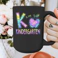 K Is For Kindergarten Teacher Tie Dye Back To School Kinder Graphic Print Coffee Mug, funny design K Is For Kindergarten Teacher Tie Dye Back To School Kinder Graphic Print Coffee Mug, funny design