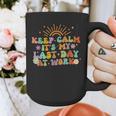 Keep Calm It's My Last Day At Work Groovy Teacher Retro Graphic Print Coffee Mug, Groovy Teacher Gifts, funny design Keep Calm It's My Last Day At Work Groovy Teacher Retro Graphic Print Coffee Mug, Groovy Teacher Gifts, funny design