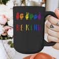 Be Kind Pride Sign Language Rainbow Teachers Interpreter ASL Graphic Print Coffee Mug, funny design Be Kind Pride Sign Language Rainbow Teachers Interpreter ASL Graphic Print Coffee Mug, funny design