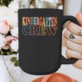 Kinder Crew Kindergarten Teacher First 1st Day Of School Graphic Print Coffee Mug, funny design