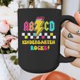 Kindergarten ABCD Rocks Teacher Student Back To School Graphic Print Coffee Mug, funny design Kindergarten ABCD Rocks Teacher Student Back To School Graphic Print Coffee Mug, funny design