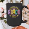 Kindergarten Rocks ABCD Back To School Rock Teacher Graphic Print Coffee Mug, funny design Kindergarten Rocks ABCD Back To School Rock Teacher Graphic Print Coffee Mug, funny design