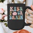 Kiss Your Brain Teacher Inspire Educate Groovy Retro Vintage Graphic Print Coffee Mug, Groovy Teacher Gifts, funny design Kiss Your Brain Teacher Inspire Educate Groovy Retro Vintage Graphic Print Coffee Mug, Groovy Teacher Gifts, funny design