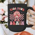 Kiss Your Brain Valentines Test Day Teacher Squad Kids Graphic Print Coffee Mug, funny design Kiss Your Brain Valentines Test Day Teacher Squad Kids Graphic Print Coffee Mug, funny design