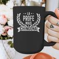 La Profe Mas Chingona Spanish Female Teacher Graphic Print Coffee Mug, funny design La Profe Mas Chingona Spanish Female Teacher Graphic Print Coffee Mug, funny design