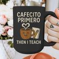 Latina Teacher Bilingual Educator Spanish Heritage Empower Graphic Print Coffee Mug, funny design