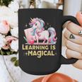 LEARNING IS MAGICAL TEACHER UNICORN BACK TO SCHOOL UNICORN Graphic Print Coffee Mug, funny design LEARNING IS MAGICAL TEACHER UNICORN BACK TO SCHOOL UNICORN Graphic Print Coffee Mug, funny design