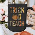 Leopard Trick Or Teach Halloween Teacher Costume Women Graphic Print Coffee Mug, funny design Leopard Trick Or Teach Halloween Teacher Costume Women Graphic Print Coffee Mug, funny design