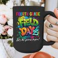 Let The Games Begin Fourth Grade Field Day 2025 Teacher Kid Graphic Print Coffee Mug, funny design