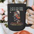 Let's Eat Kids Grammar Werewolf Halloween Teacher Graphic Print Coffee Mug, funny design