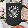 Let's Learn Today Checkered Apple Back To School Teacher Graphic Print Coffee Mug, funny design Let's Learn Today Checkered Apple Back To School Teacher Graphic Print Coffee Mug, funny design