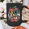 Let's Learn Today Teacher Motivational Back To School Graphic Print Coffee Mug, funny design Let's Learn Today Teacher Motivational Back To School Graphic Print Coffee Mug, funny design