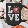 LOVE Kindergarten Teacher Student School Apple Graphic Print Coffee Mug, funny design LOVE Kindergarten Teacher Student School Apple Graphic Print Coffee Mug, funny design