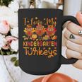 I Love My Kindergarten Turkeys Thanksgiving Teacher Students Graphic Print Coffee Mug, funny design