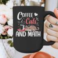 I Love Math Cats And Coffee Heart Mathematics Teacher Graphic Print Coffee Mug, funny design I Love Math Cats And Coffee Heart Mathematics Teacher Graphic Print Coffee Mug, funny design
