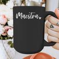 Maestra Cute Bilingual Spanish Teacher Graphic Print Coffee Mug, funny design Maestra Cute Bilingual Spanish Teacher Graphic Print Coffee Mug, funny design