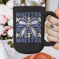 Maestra El Salvador Coquette Bow Hispanic Spanish Teacher Graphic Print Coffee Mug, funny design Maestra El Salvador Coquette Bow Hispanic Spanish Teacher Graphic Print Coffee Mug, funny design