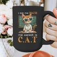 I Did The Math The Answer Is Cats Math Cat Teacher Graphic Print Coffee Mug, funny design I Did The Math The Answer Is Cats Math Cat Teacher Graphic Print Coffee Mug, funny design