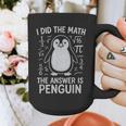 I Did The Math The Answer Is Penguin Math Teacher Graphic Print Coffee Mug, funny design I Did The Math The Answer Is Penguin Math Teacher Graphic Print Coffee Mug, funny design