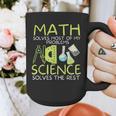 Math Solves Most Of My Problems Science Math Science Teacher Graphic Print Coffee Mug, Science Teacher Gifts, funny design
