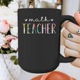 Math Teacher Cute Floral Graphic Print Coffee Mug, funny design Math Teacher Cute Floral Graphic Print Coffee Mug, funny design