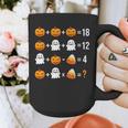 Math Teacher Halloween Equation Pumpkin Ghost Candy Corn Graphic Print Coffee Mug, funny design Math Teacher Halloween Equation Pumpkin Ghost Candy Corn Graphic Print Coffee Mug, funny design