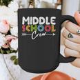 Middle School Crew Retro Teacher Student Vintage Graphic Print Coffee Mug, funny design Middle School Crew Retro Teacher Student Vintage Graphic Print Coffee Mug, funny design