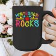 Montessori Rocks Montessori Teacher Back To School Graphic Print Coffee Mug, funny design