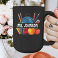 Ms Johnson Personalized Name Back To School Teacher For Men Women Kids Graphic Print Coffee Mug, funny design