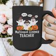 Multilingual Learner Teacher Spooky Halloween ESL Teacher Graphic Print Coffee Mug, Esl Teacher Gifts, funny design Multilingual Learner Teacher Spooky Halloween ESL Teacher Graphic Print Coffee Mug, Esl Teacher Gifts, funny design