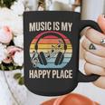 Music For Men Women Music Teacher Music Lover Graphic Print Coffee Mug, funny design