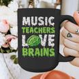 Music Teachers Love Brains Cute Teaching Halloween Graphic Print Coffee Mug, funny design Music Teachers Love Brains Cute Teaching Halloween Graphic Print Coffee Mug, funny design