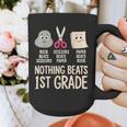 Nothing Beats 1st Grade Back To School Kids Teachers Graphic Print Coffee Mug, funny design