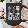 Nothing Beats 4th Grade Back To School Kids Teachers Graphic Print Coffee Mug, funny design